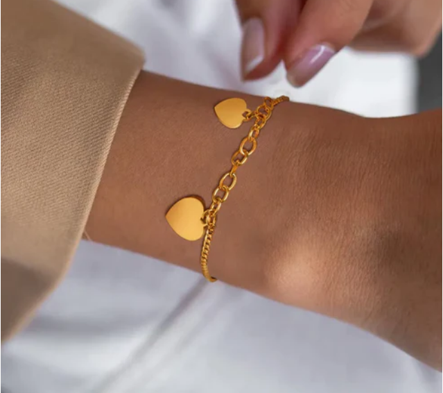 INA- heart bracelet