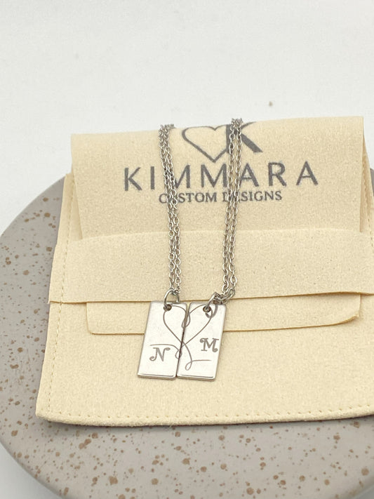 Couple & Friendship Necklace Set – Two Halves, One Story