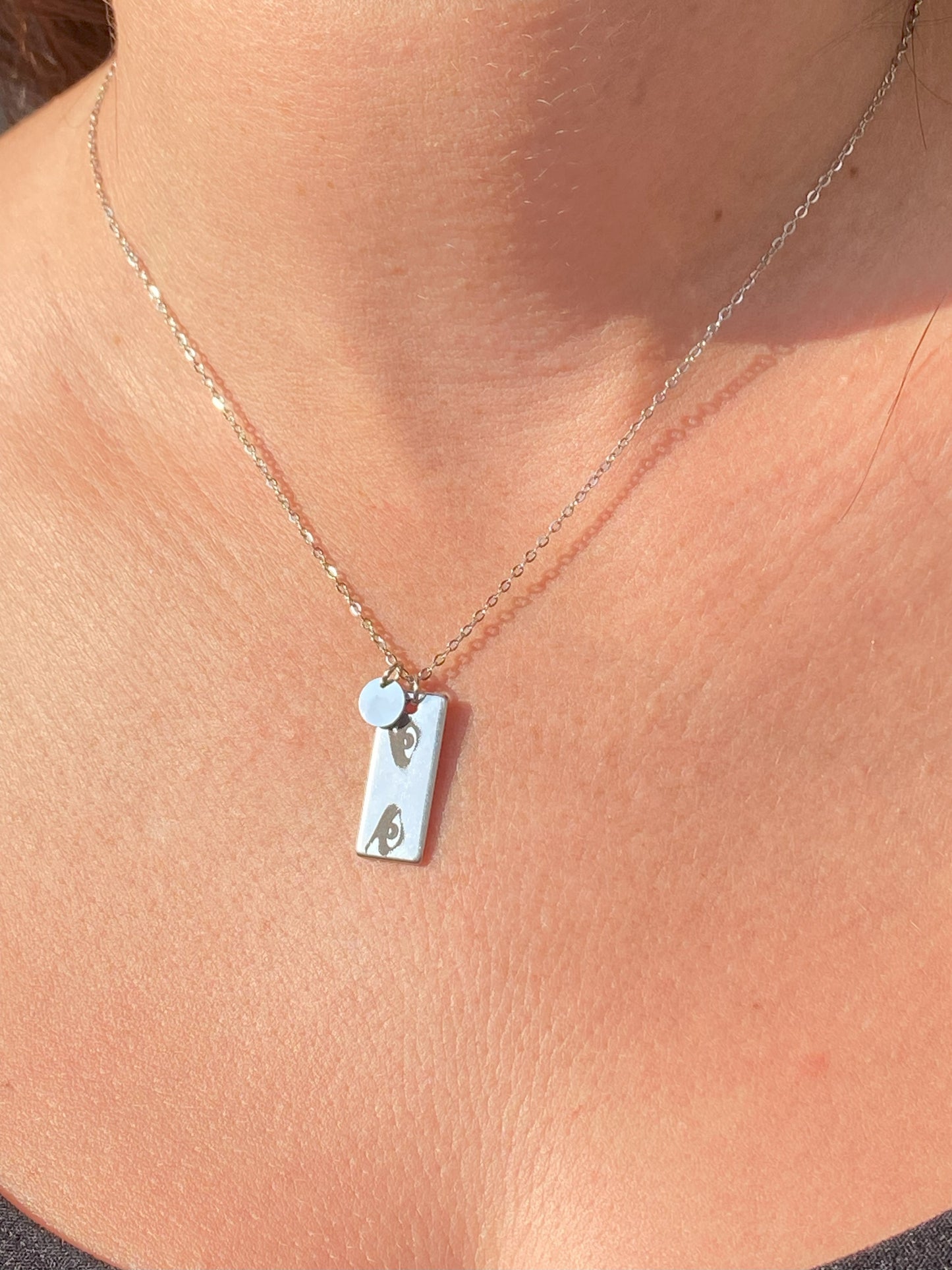 Personalized Eyes Necklace