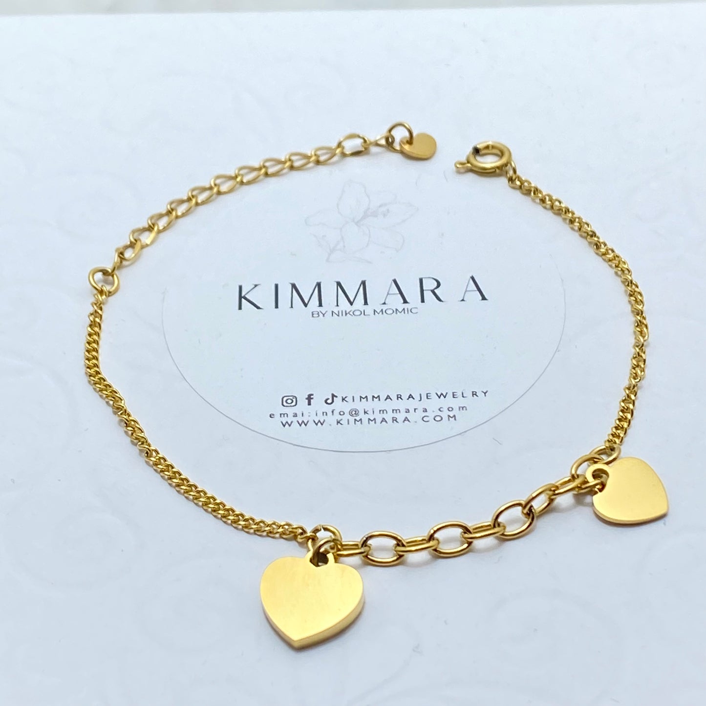 INA- heart bracelet