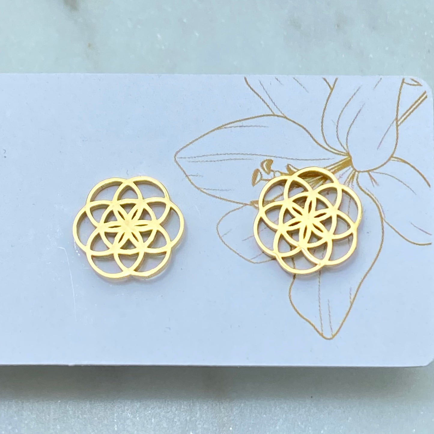 Flower of life EARRINGS