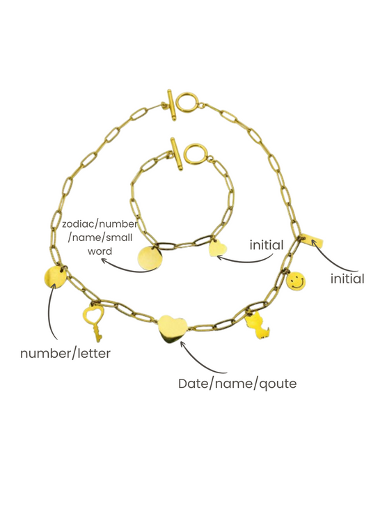 Personalized Necklace & Bracelet Set – A Gift from the Heart